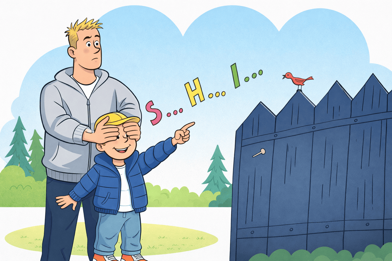 Иллюстрация глагола spell